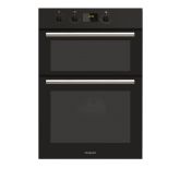 Hotpoint DD2540BL Double Built In Oven, Double Glazed Door, Fan And Oven Grilling Black + Glass