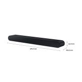 Samsung HW-S60B 5.0ch Q Symphony All in One Soundbar, Black