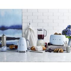 Smeg TSF01PBUK Toaster, Blue