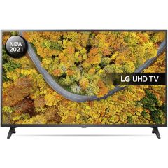 LG 43UP75006LF 43” Smart 4K UHD HDR LED Freeview TV Black