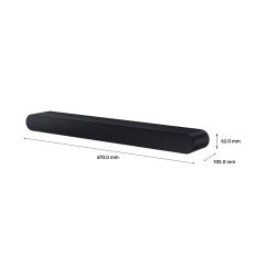 Samsung HW-S60B 5.0ch Q Symphony All in One Soundbar, Black