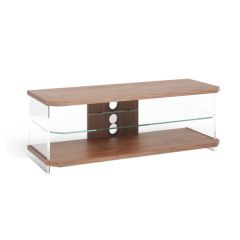 Techlink AIR AI110W Walnut And Glass TV Unit Walnut